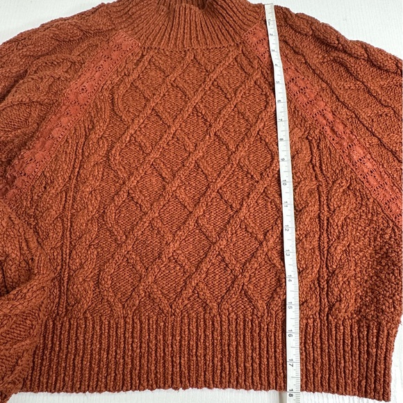 Free People Women’s Parfait Pullover Dolman Sleeve Diamond Kinit Sweater Size XS - Picture 10 of 12